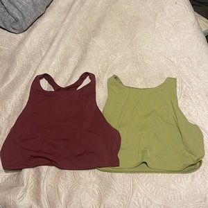 Set of High Neck Sports Bras